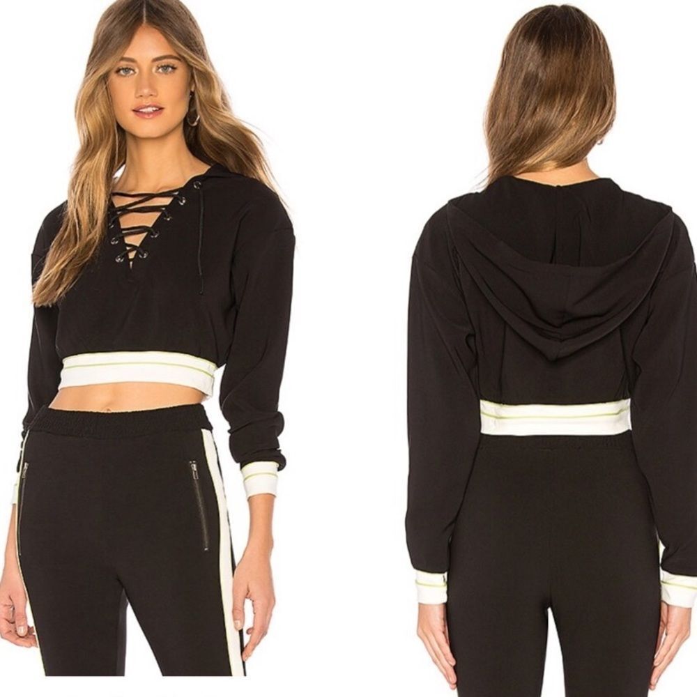 Lovers + Friends Katarina crop hoodie